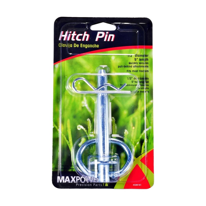 Maxpower 339191 Deluxe Hitch Pin, 1/2 in. x 5 in. - Image 3